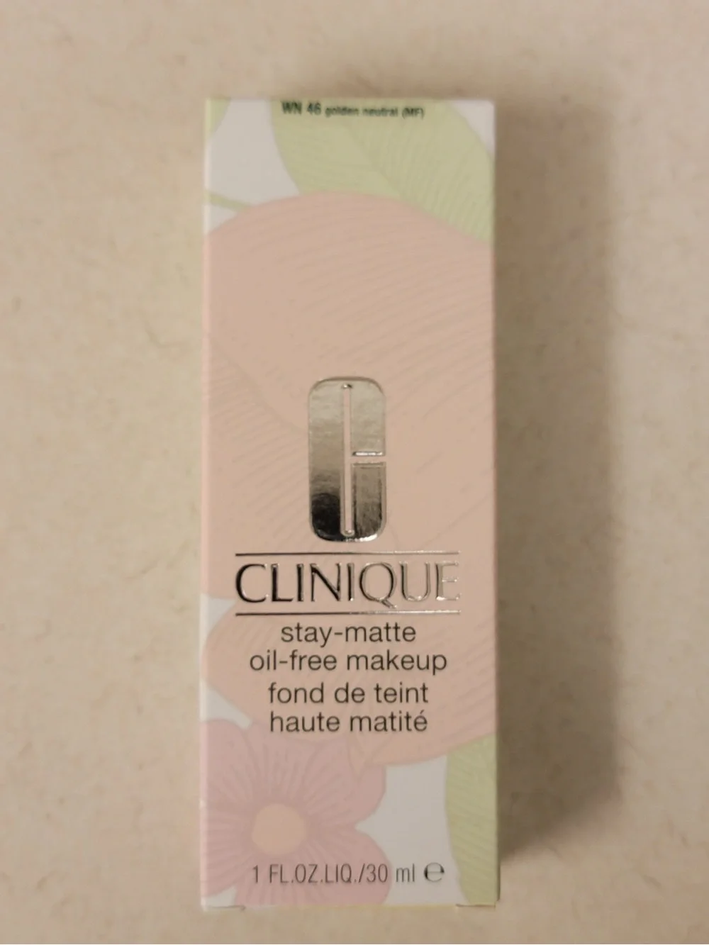 Clinique Stay-Matte Oil-Free Makeup — Golden Neutral (WN 46)